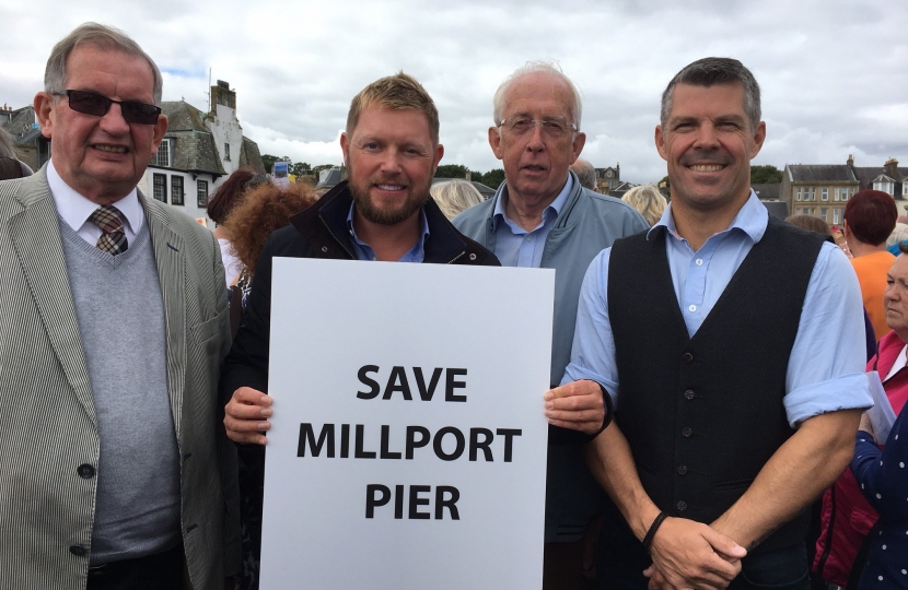 Jamie Greene MSP, Richard Wilkinson, Cllr Tom Marshall, Cllr Todd Ferguson