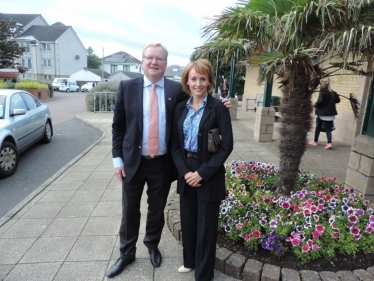 Jackson Carlaw MSP with Toni Dawson